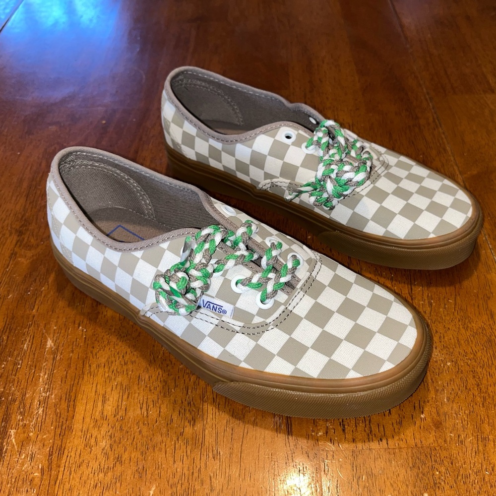 Vans Checker Patterned Authentic Sneakers - image 1